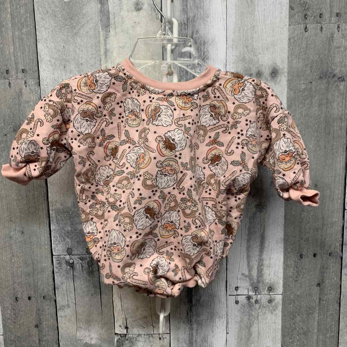 Size 3-6 Months Pink Print Boutique Brand Romper