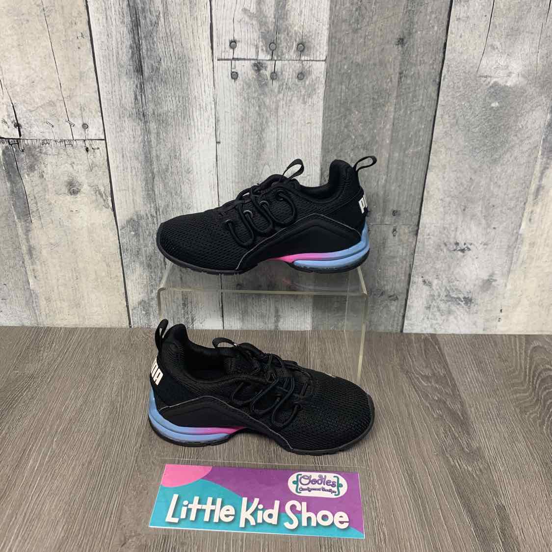 Size 11 Black/Purple Puma Sneakers