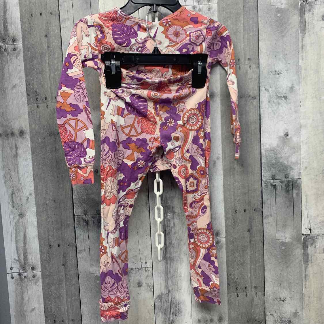 Size 5 Purple/Pink Carter's 2pc PJs