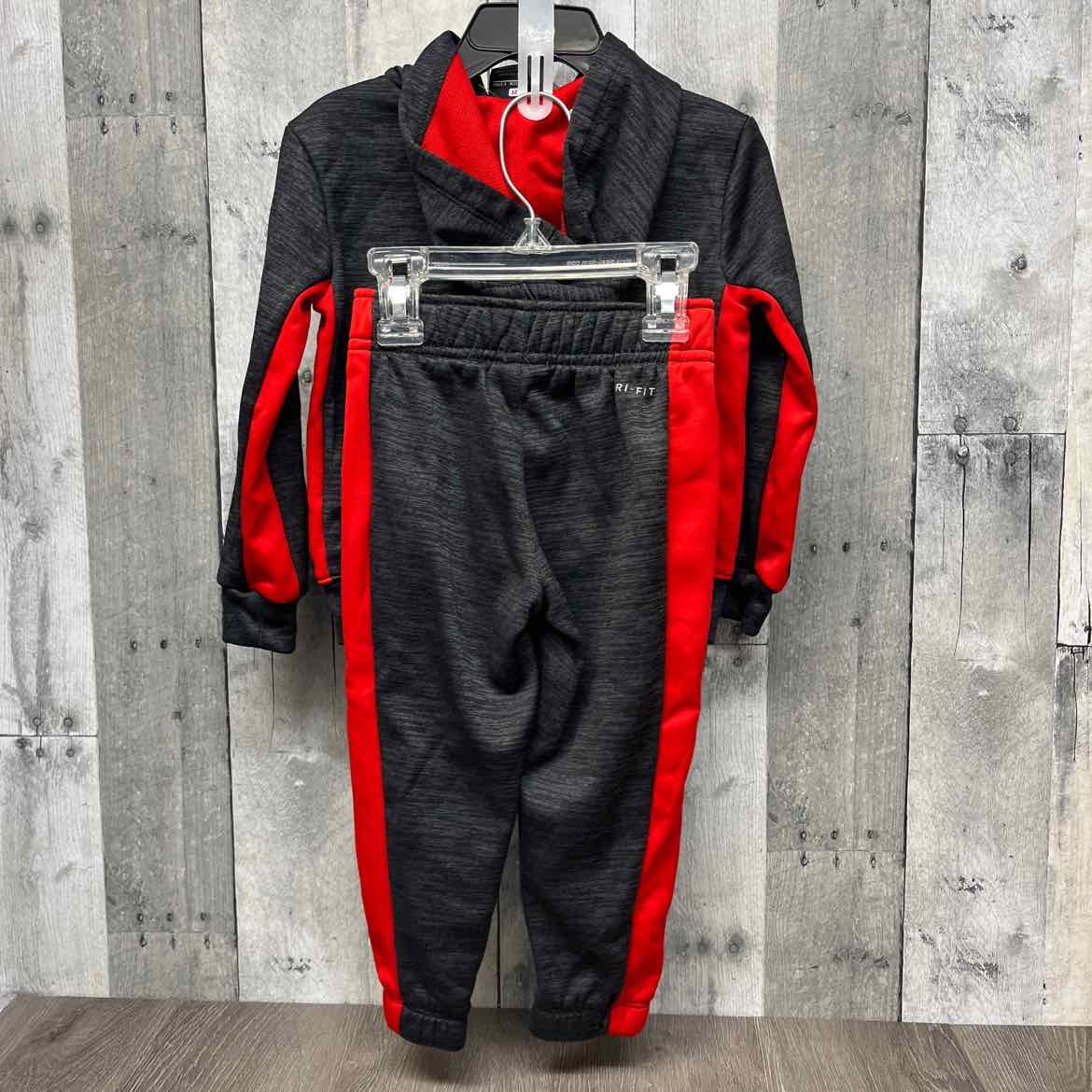 Size 2T Gray/Red Sport Brand Jacket/Pants