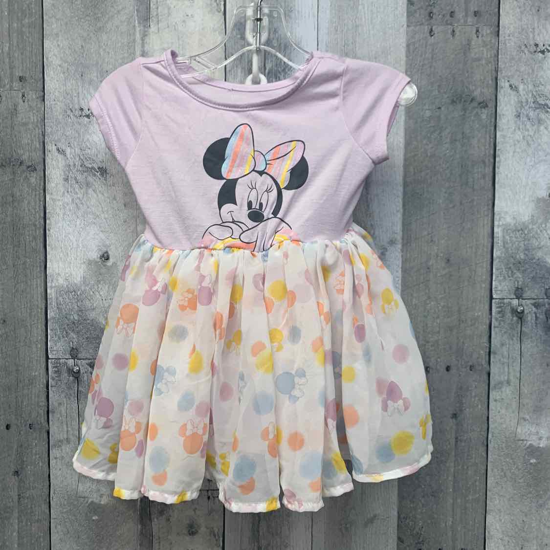 Size 12 Months Purple/White Disney Dress