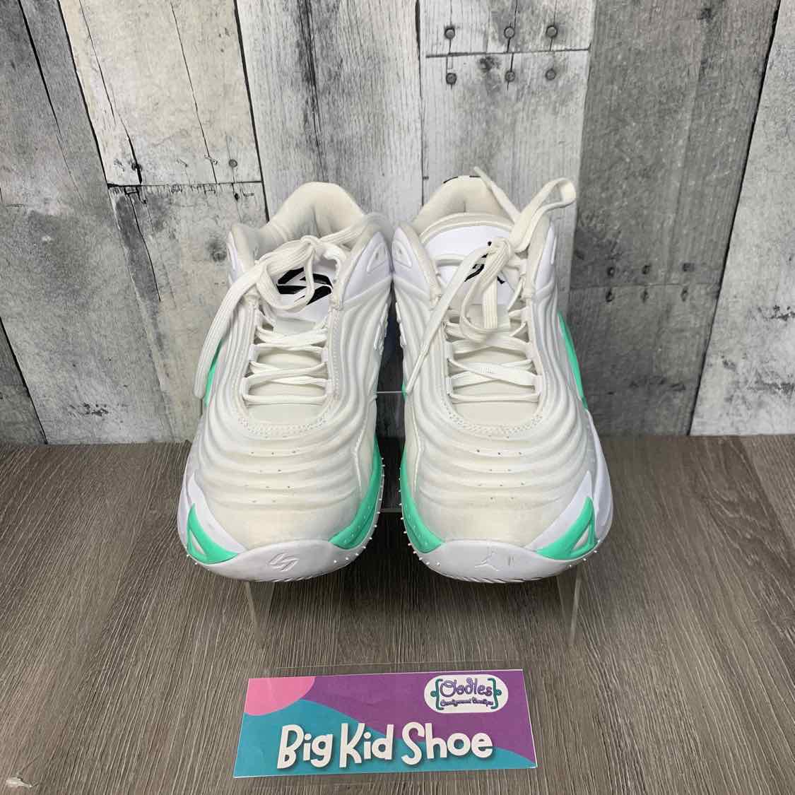 Size 6 White/Green Sport Brand Sneakers