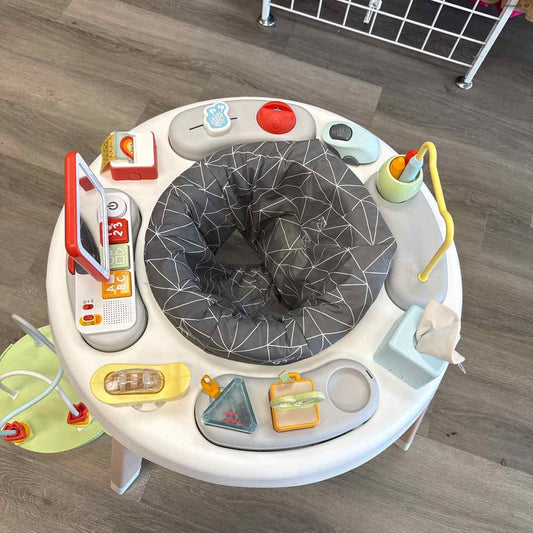 Fisher Price White/Gray Exersaucer