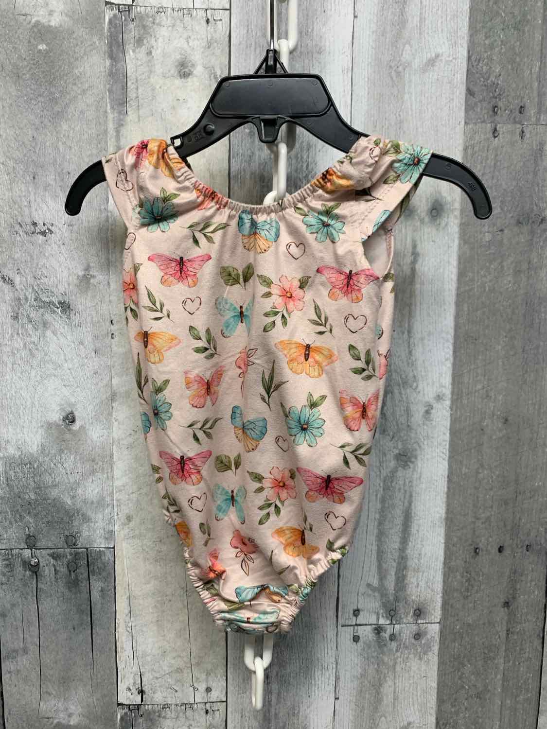 Size 18-24 Months Pink Print Bailey's Blossoms Romper