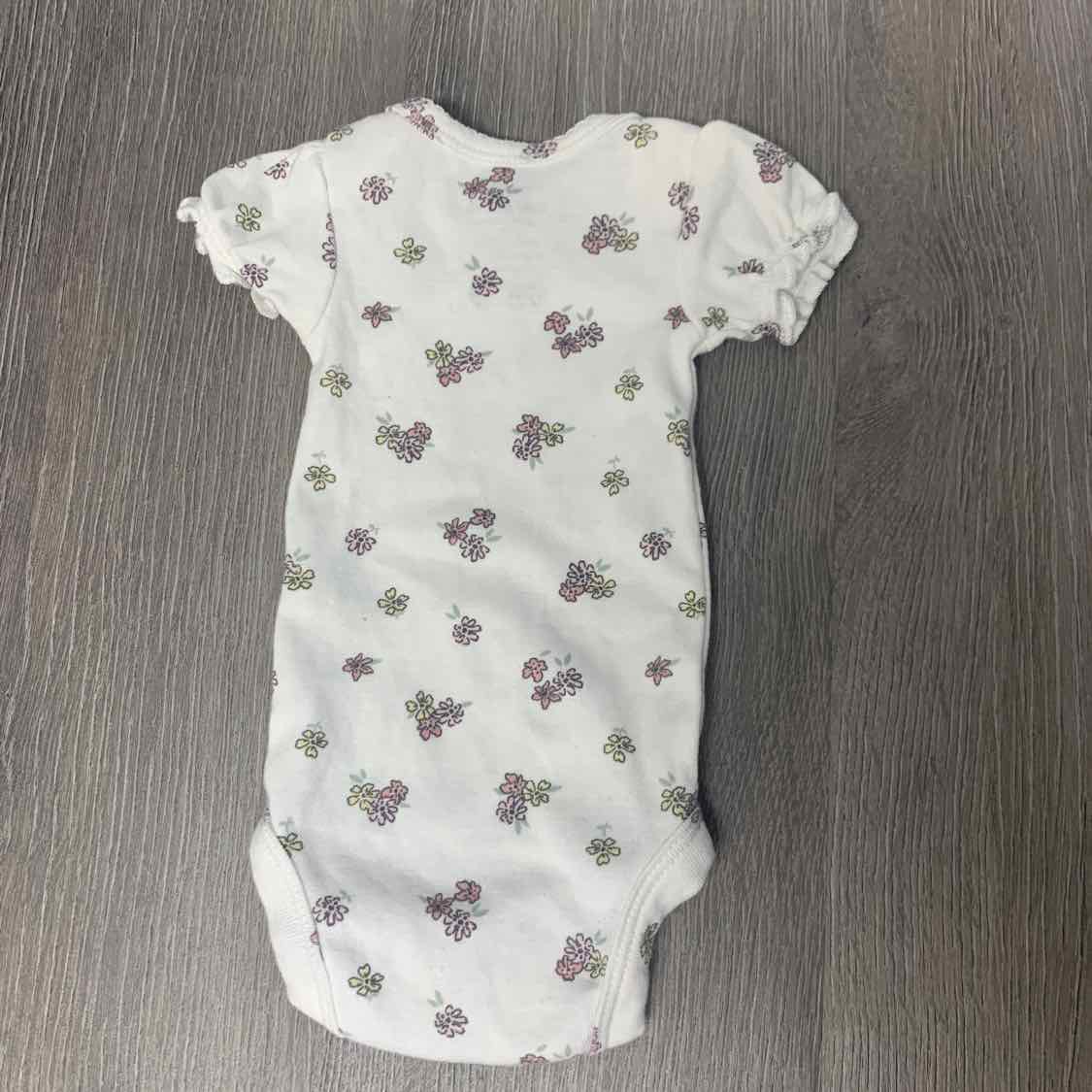 Size Preemie White Print Child of Mine Bodysuit
