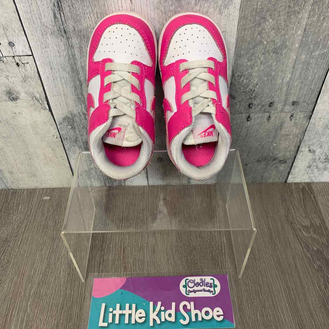 Size 6 Pink/White Sport Brand Sneakers