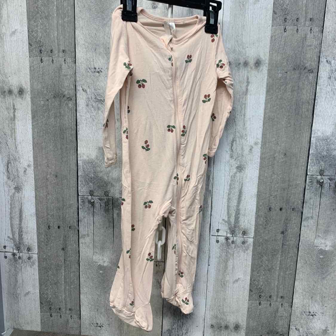 Size 6-9 Months Pink Print Modern Moments by Gerber Footy PJs