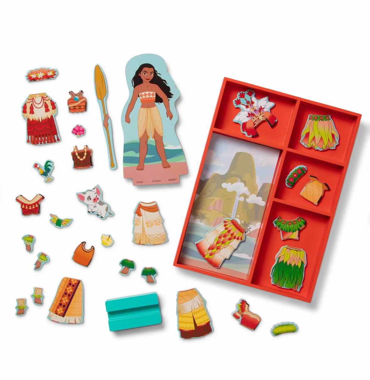 Melissa & Doug Moana Wooden Magnetic Dress-Up