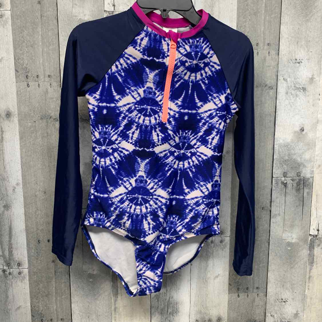 Size 10/12 Navy/Blue Art Class Swim Suit - 1pc