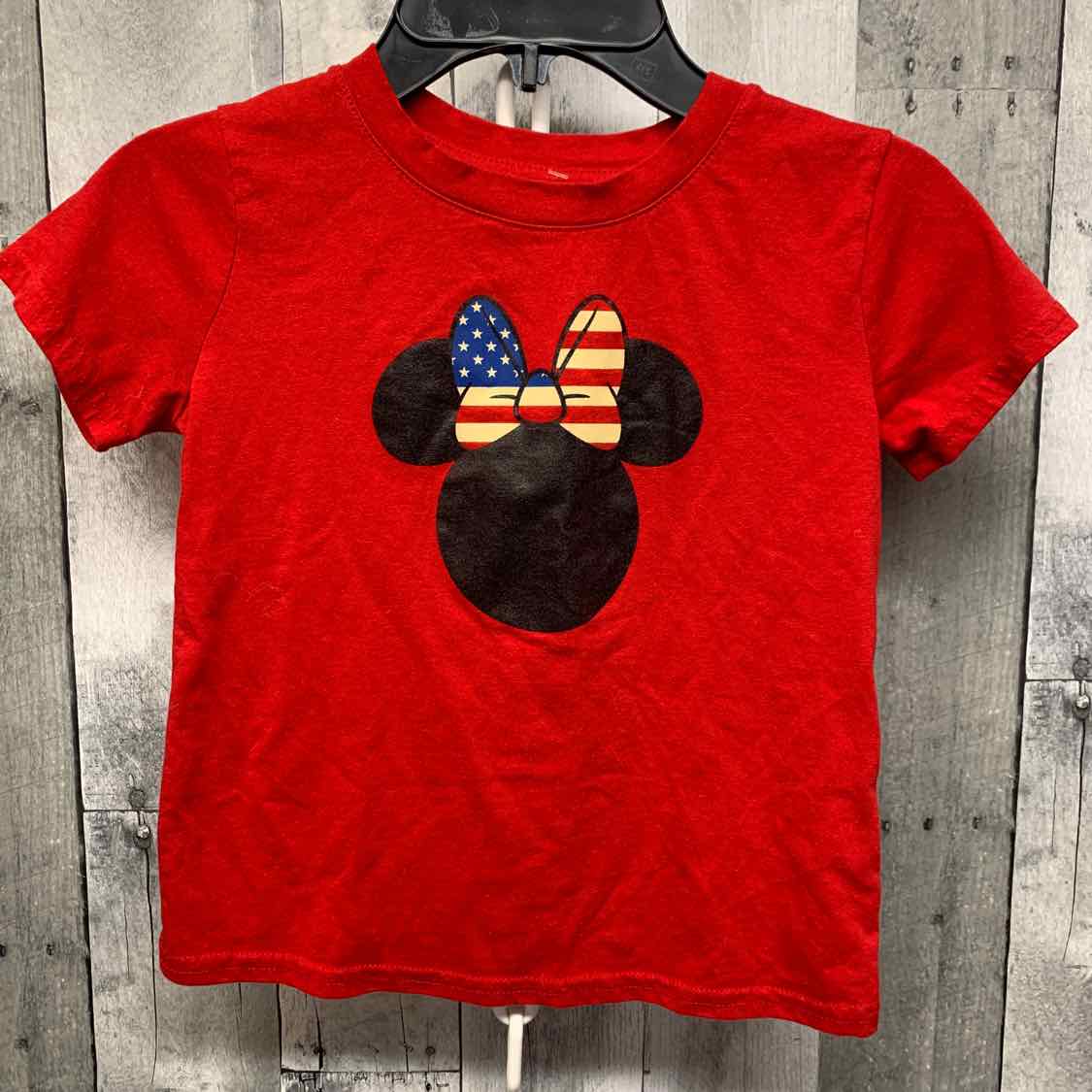 Size 4T Red Graphic Disney T Shirt