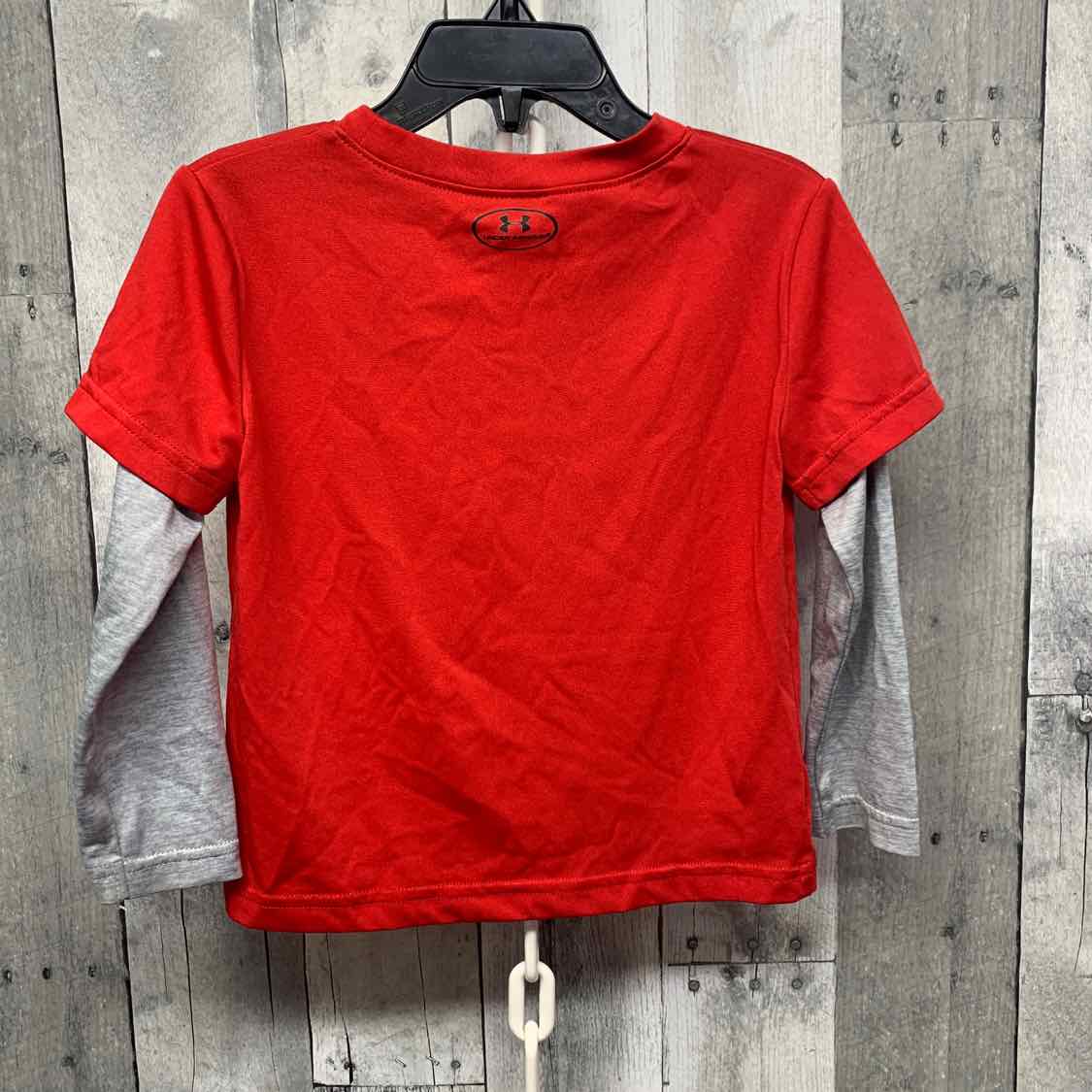 Size 24 Months Red Sport Brand Long Sleeve Shirt