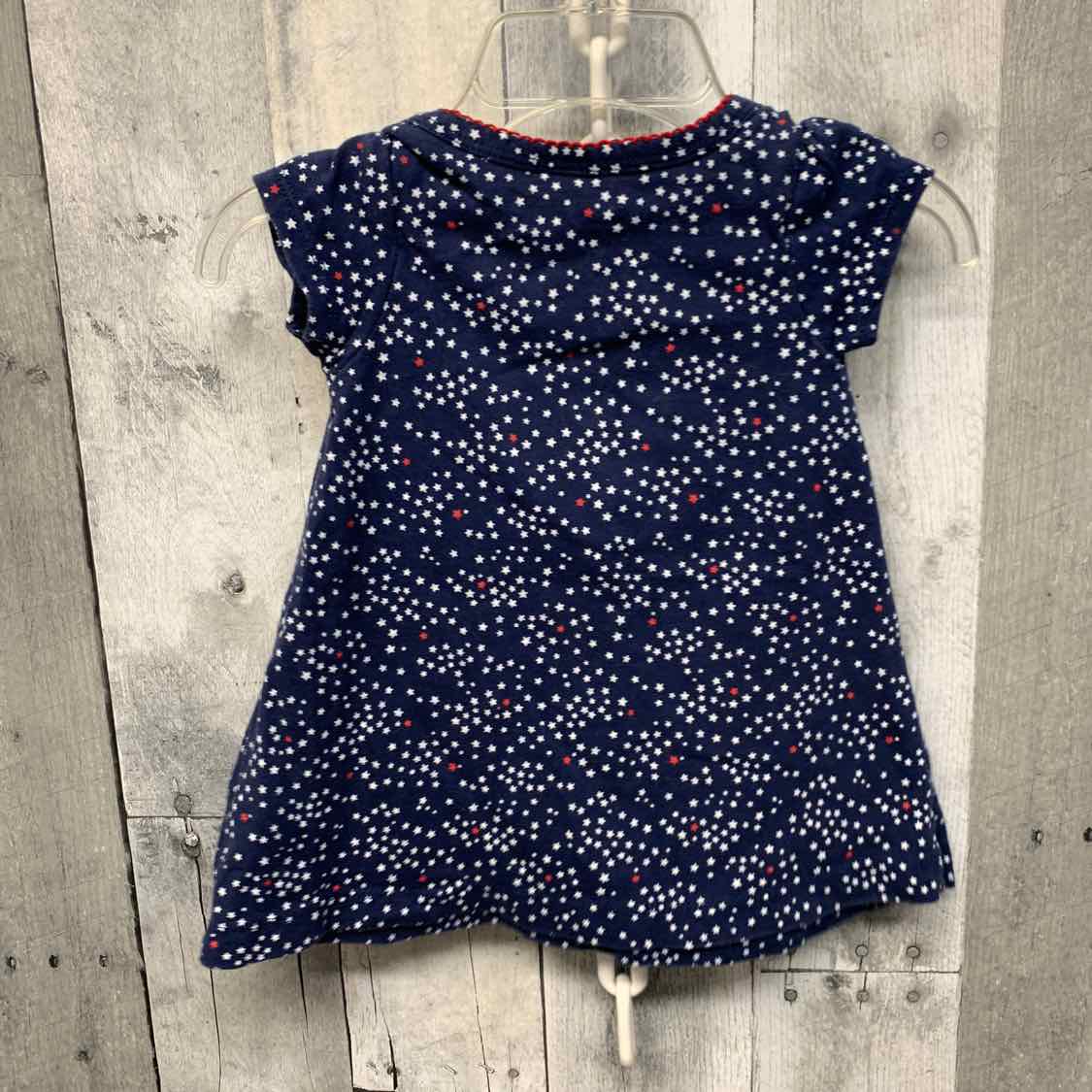 Size 3-6 Months Navy Print Child of Mine Dress