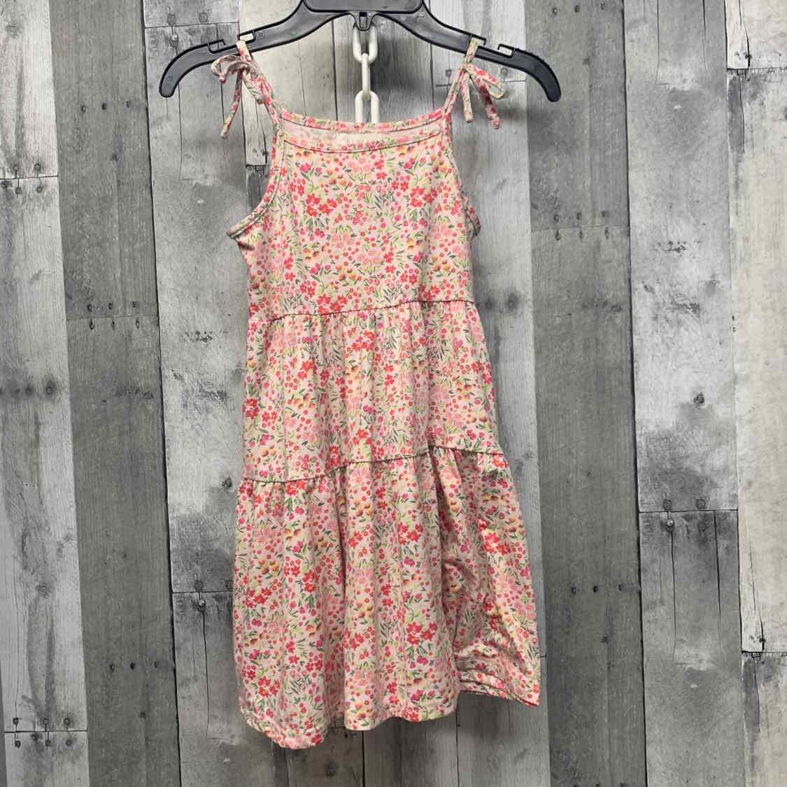 Size 6/7 Pink Floral Print Btween Dress - Knit