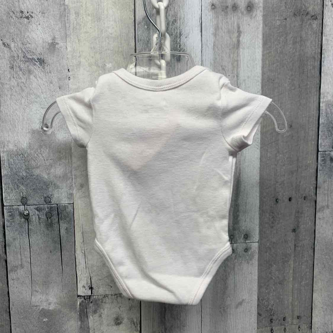 Size 3 Months White Sport Brand Bodysuit