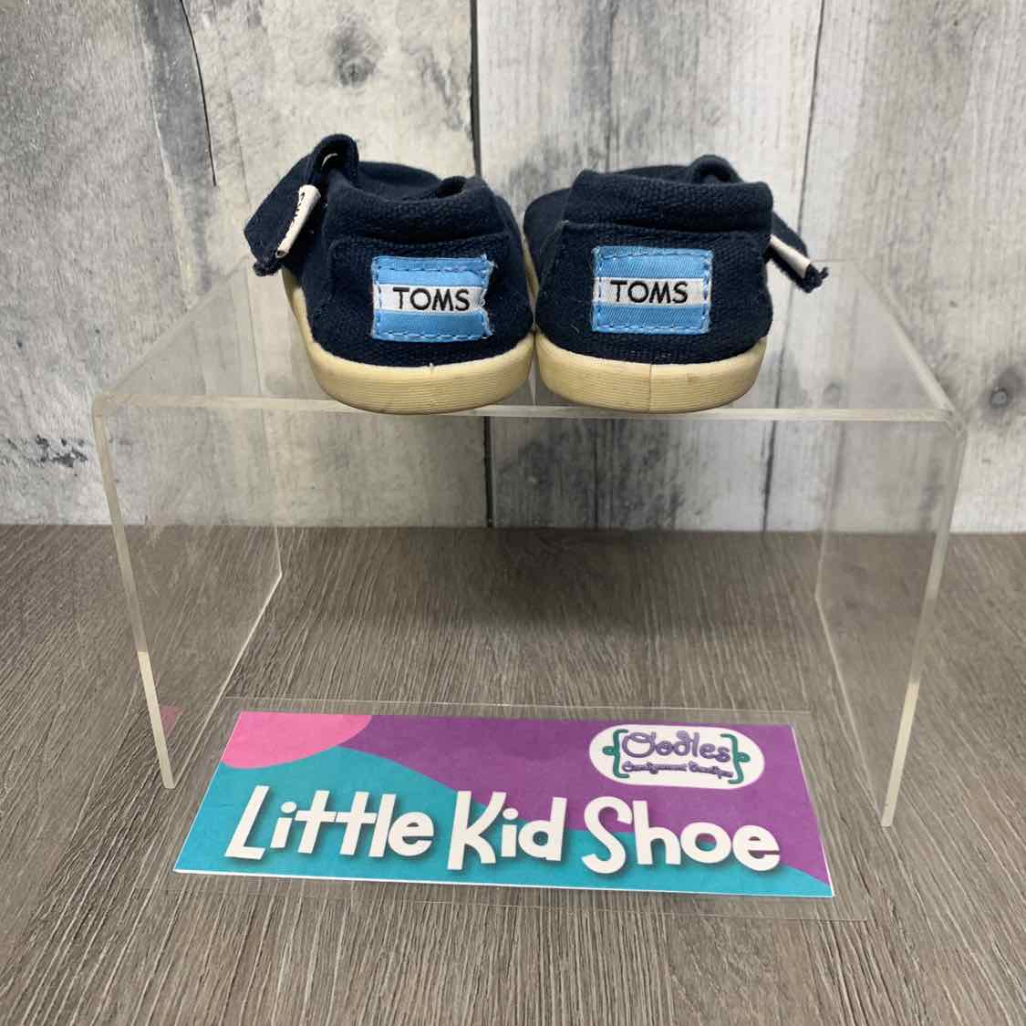 Size 4 Navy Toms Sneakers