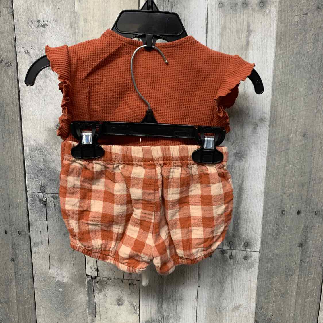 Size 0-3 Months Brown Cloud Island Shirt/Shorts