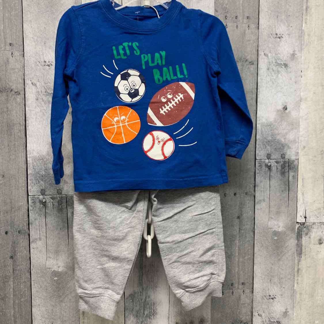 Size 24 Months Blue/Gray Carter's Shirt/Pants