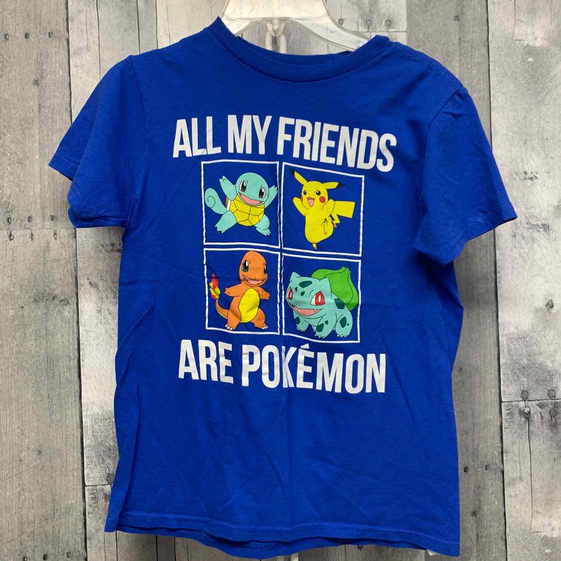 Size Medium Blue Graphic Pokemon T Shirt