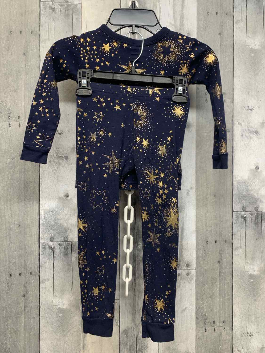 Size 4 Navy/Gold Gap 2pc PJs