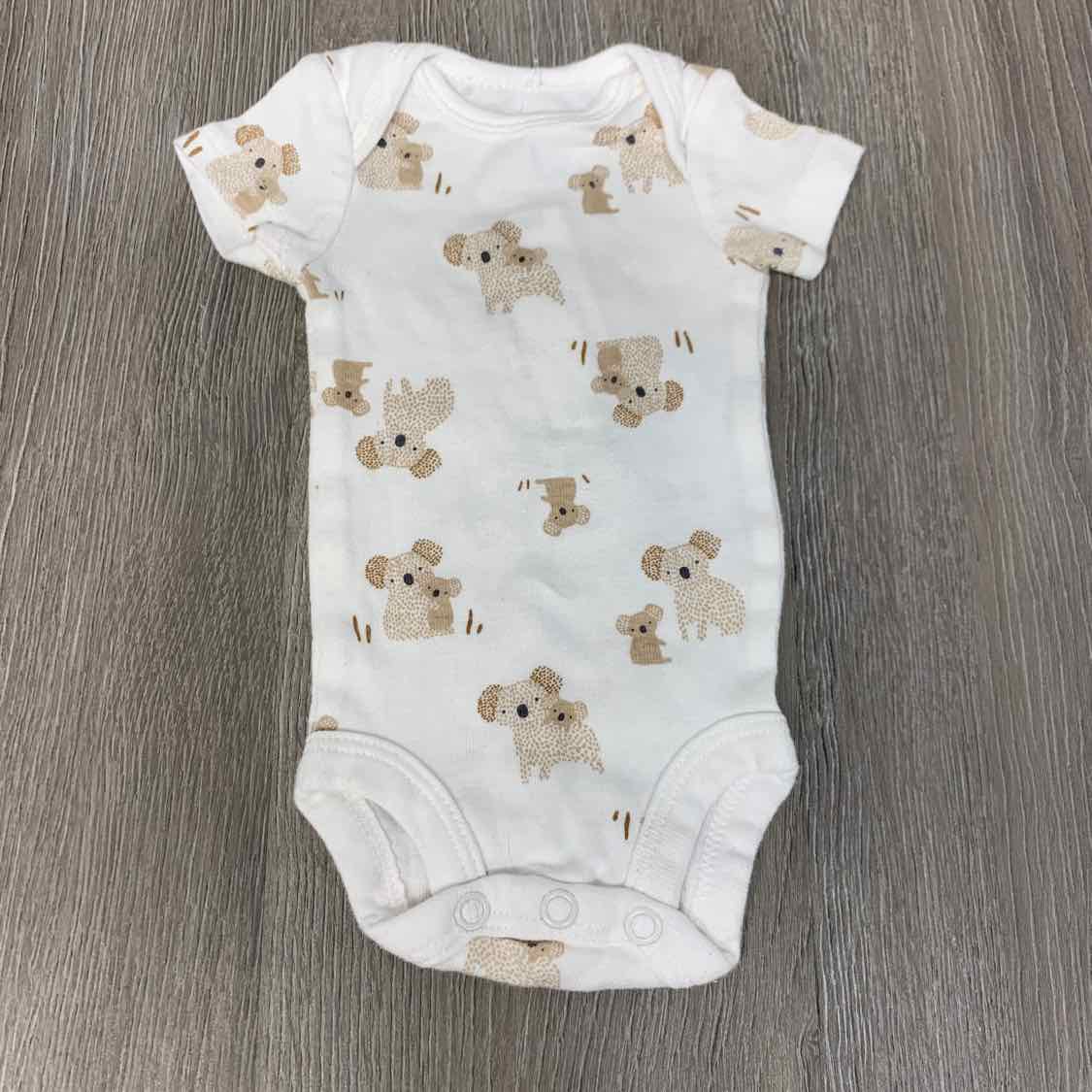 Size Preemie White Print Child of Mine Bodysuit