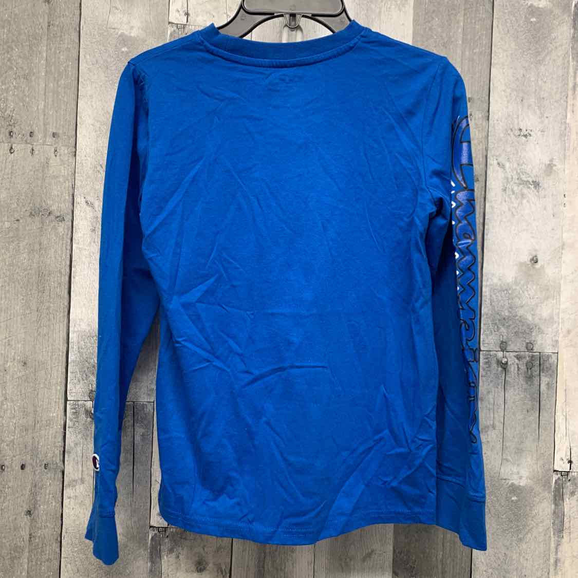 Size Medium Blue Champion Long Sleeve Shirt