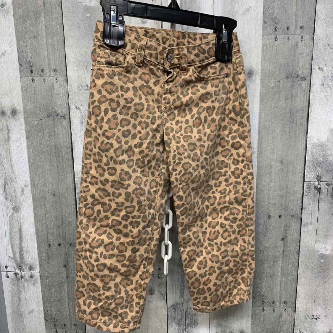 Size 4T Tan Animal Print Cat & Jack Pants