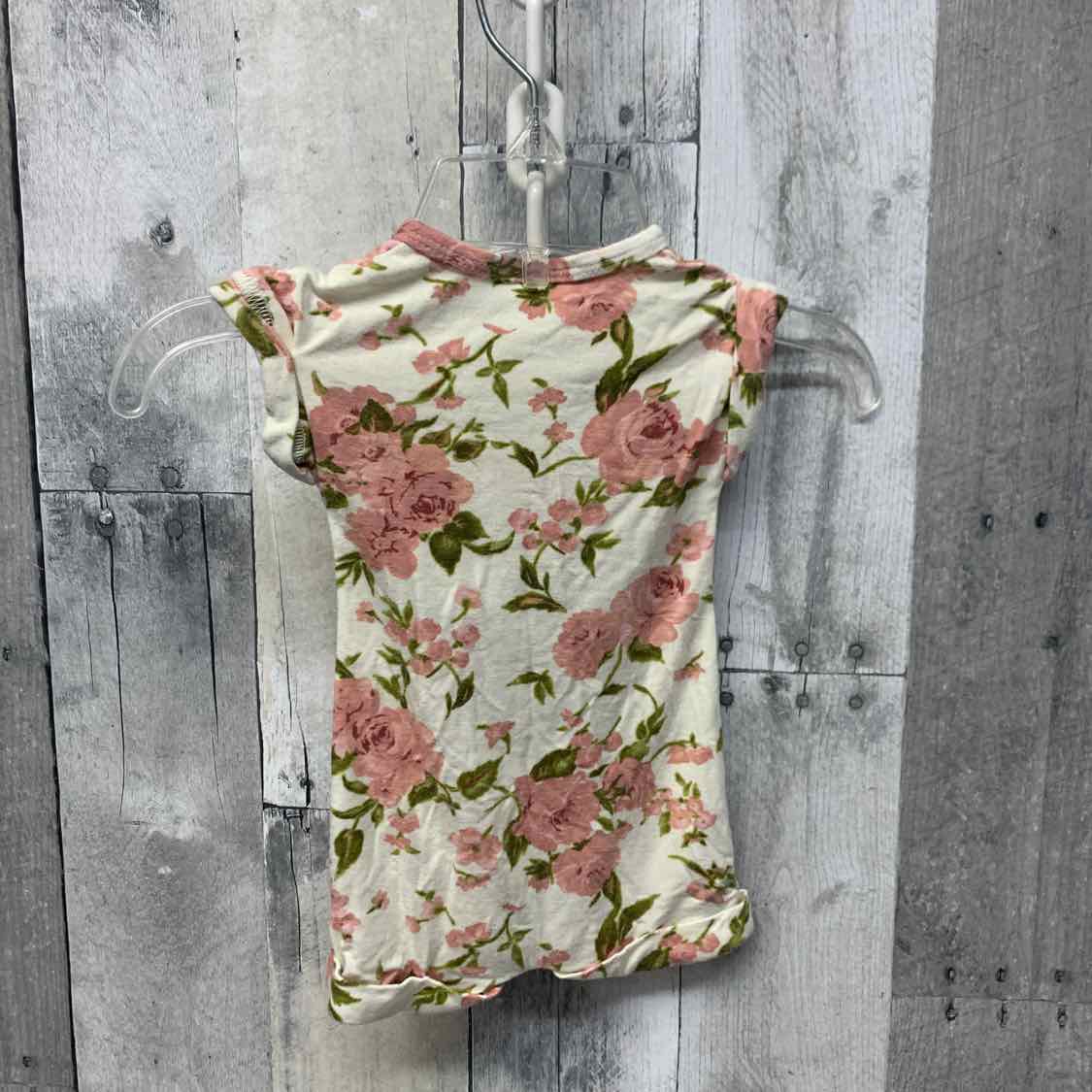 Size Newborn White/Pink Name Brand Romper