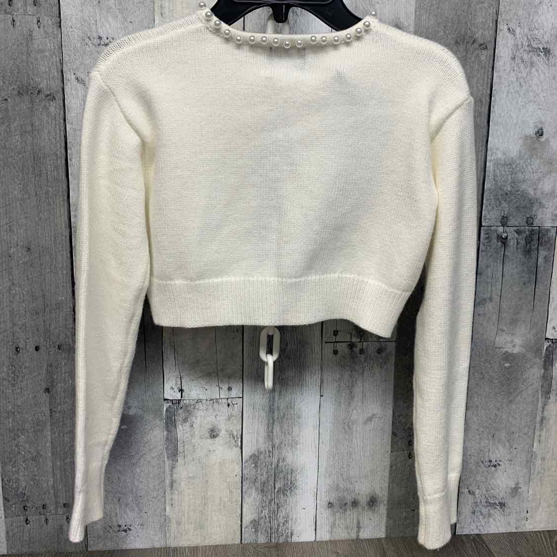 Size Small White Name Brand Cardigan