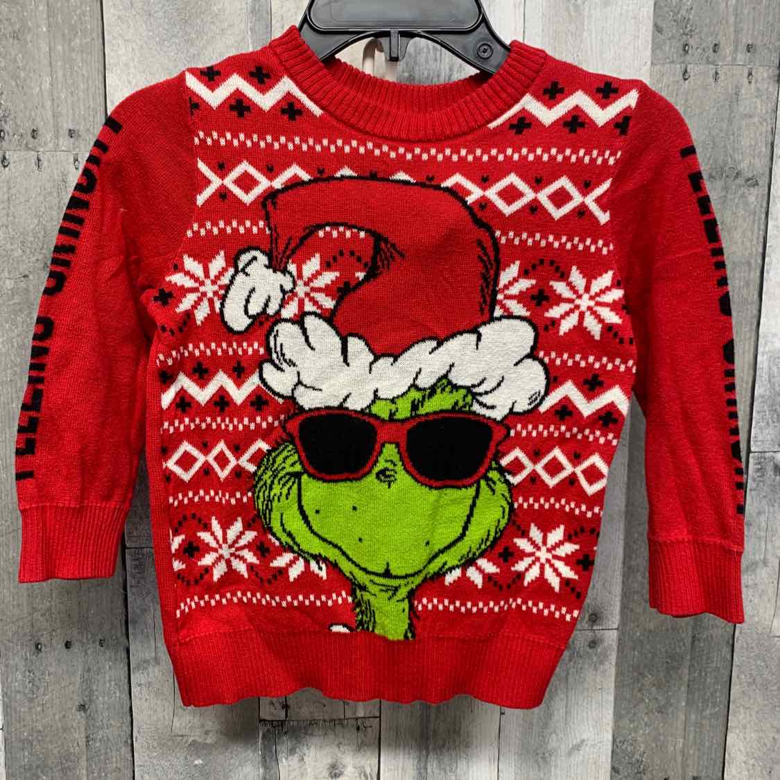 Size 4T Red Graphic Dr Seuss Sweater