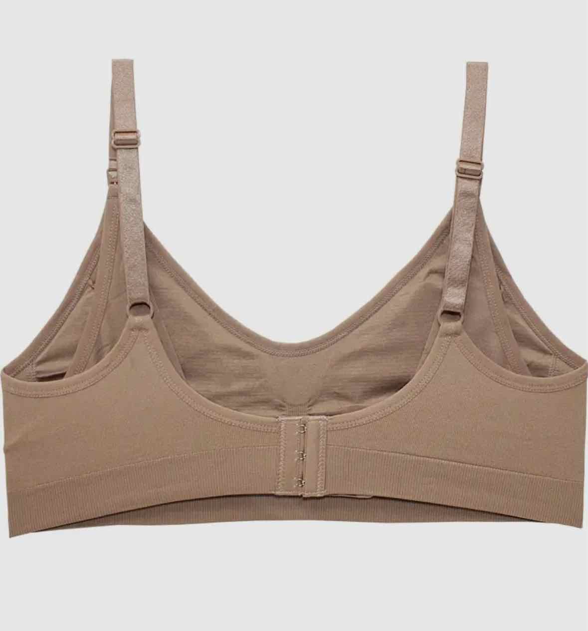 Nude Seamless Nursing Bra--Select Size
