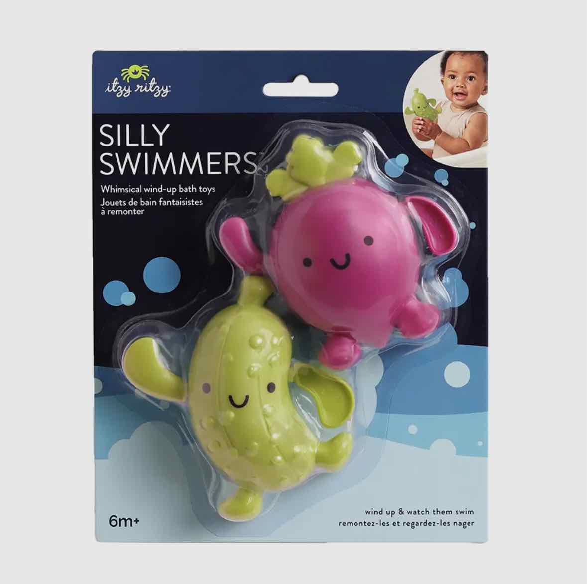Itzy Ritzy Silly Swimmer Bath Toy