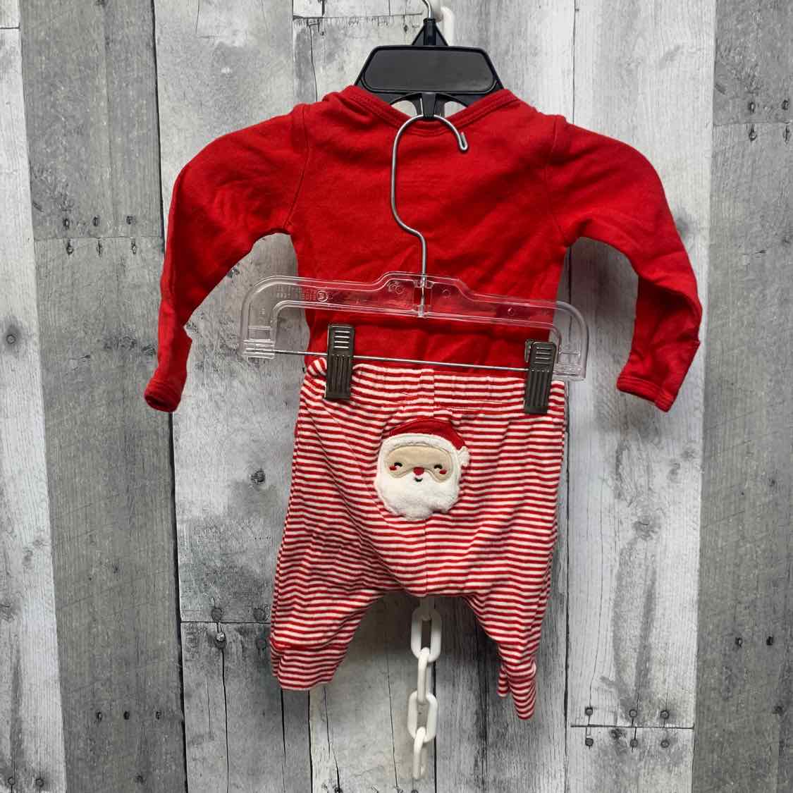 Size Newborn Red/White Carter's Shirt/Pants