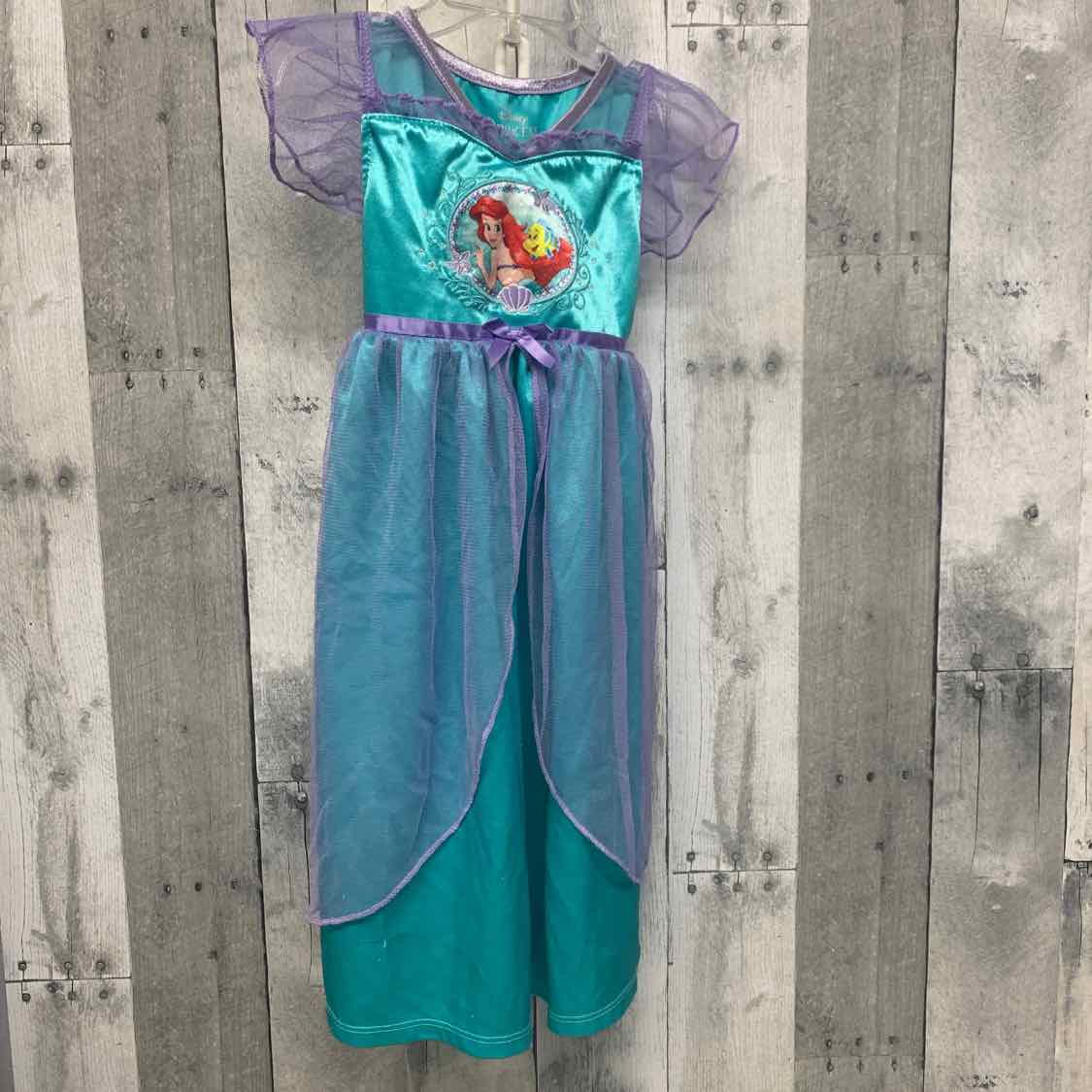 Size 3T Green/Purple Disney Nightgown