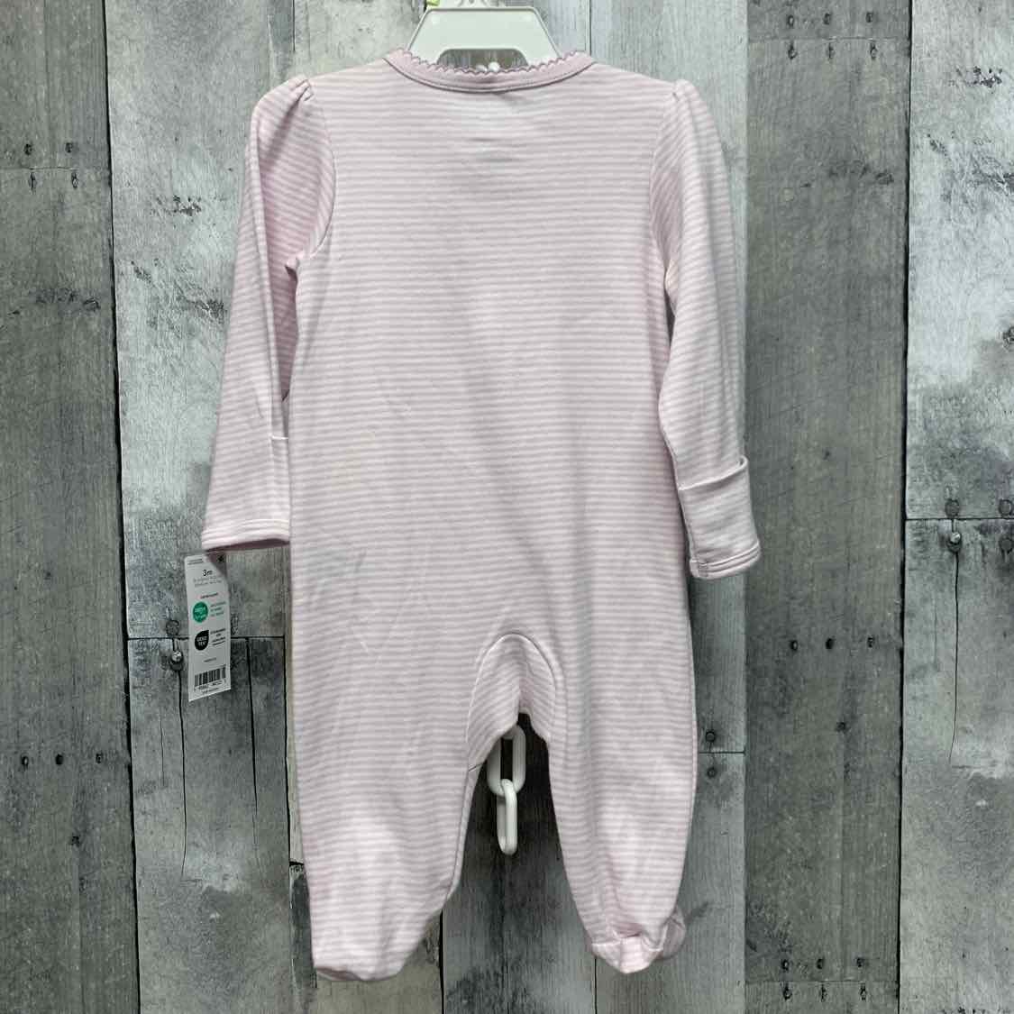 Size 3 Months Purple/White Carter's Footy PJs