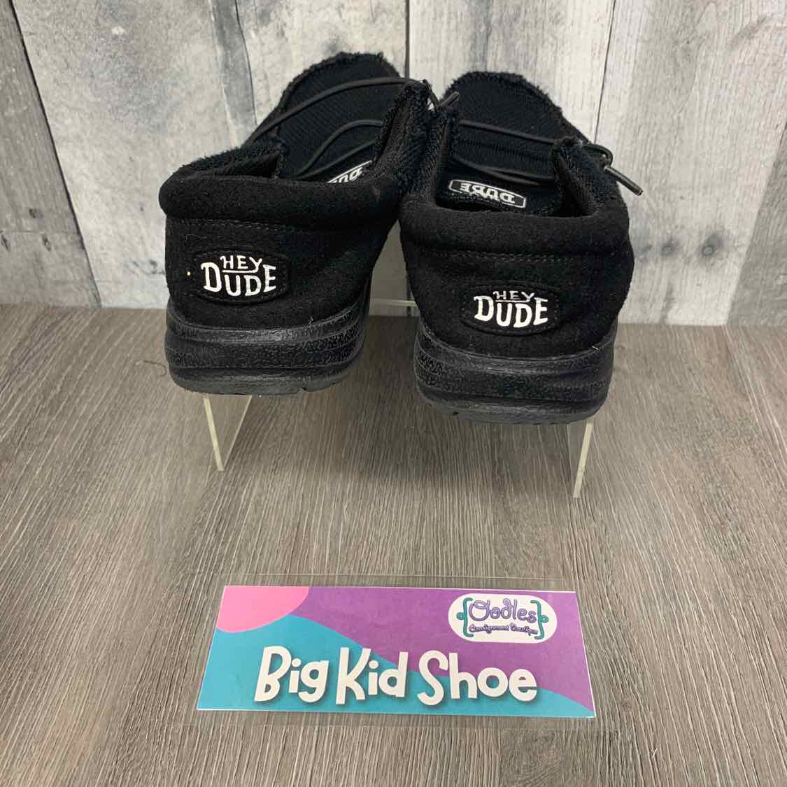 Size 2 Black Hey Dude Loafers