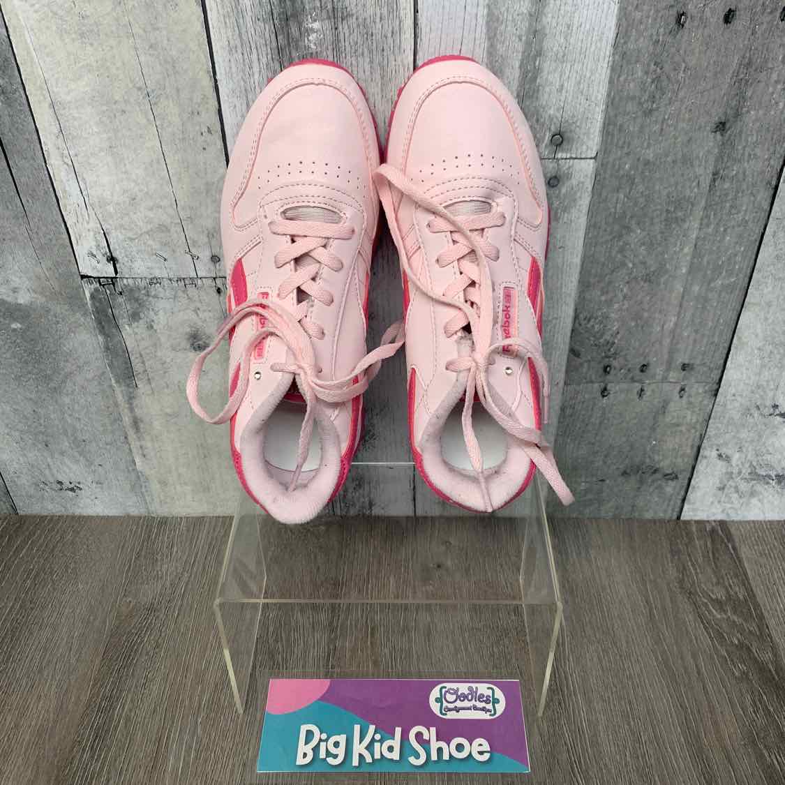 Size 2 Pink/White Reebok Sneakers