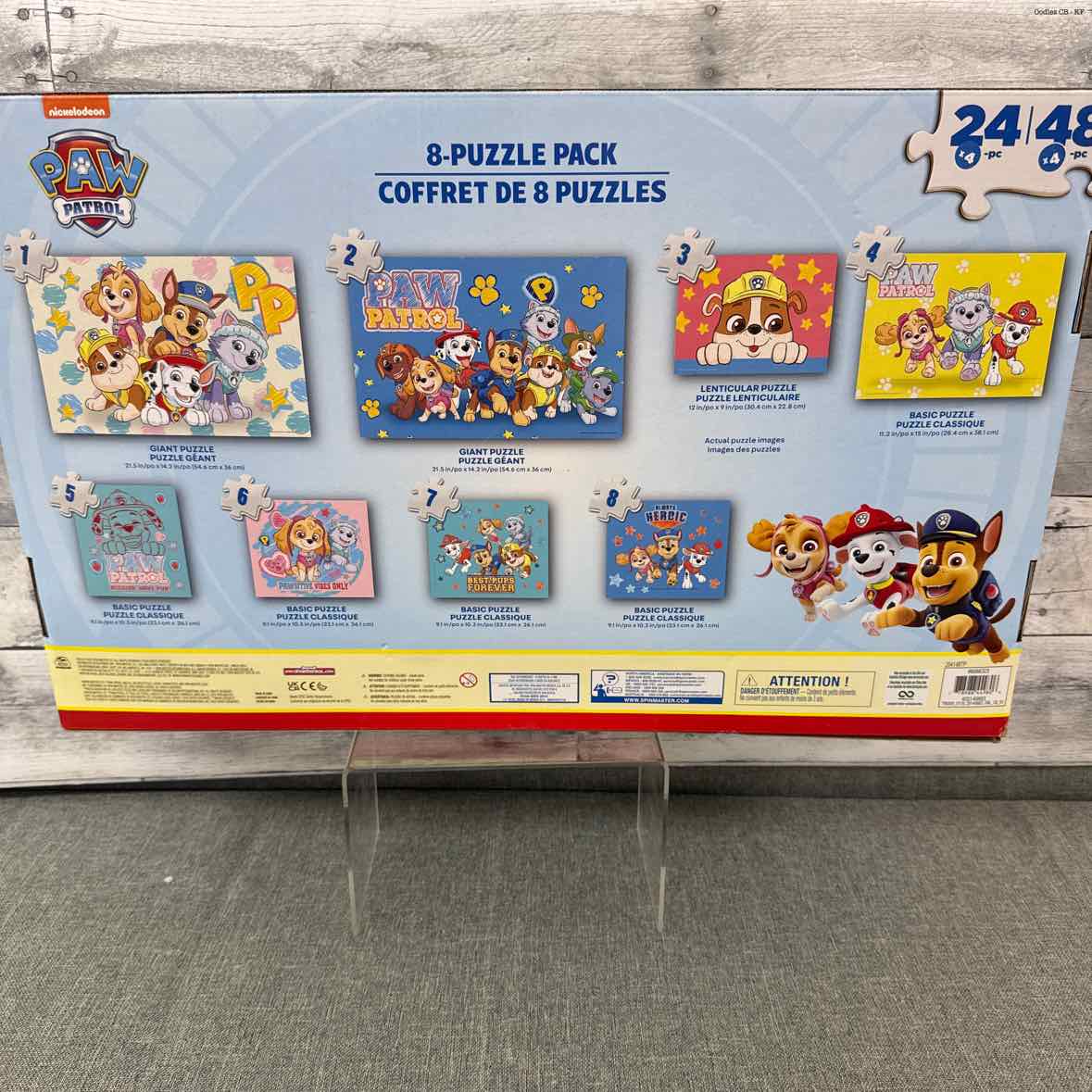 Paw Patrol Blue Box Puzzle