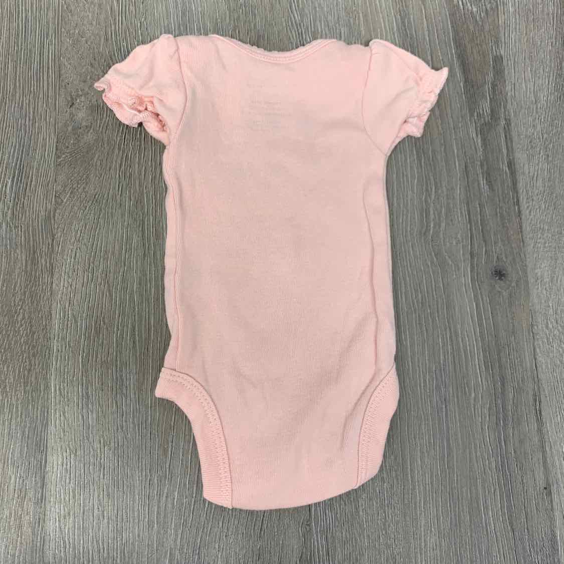 Size Preemie Pink Carter's Bodysuit