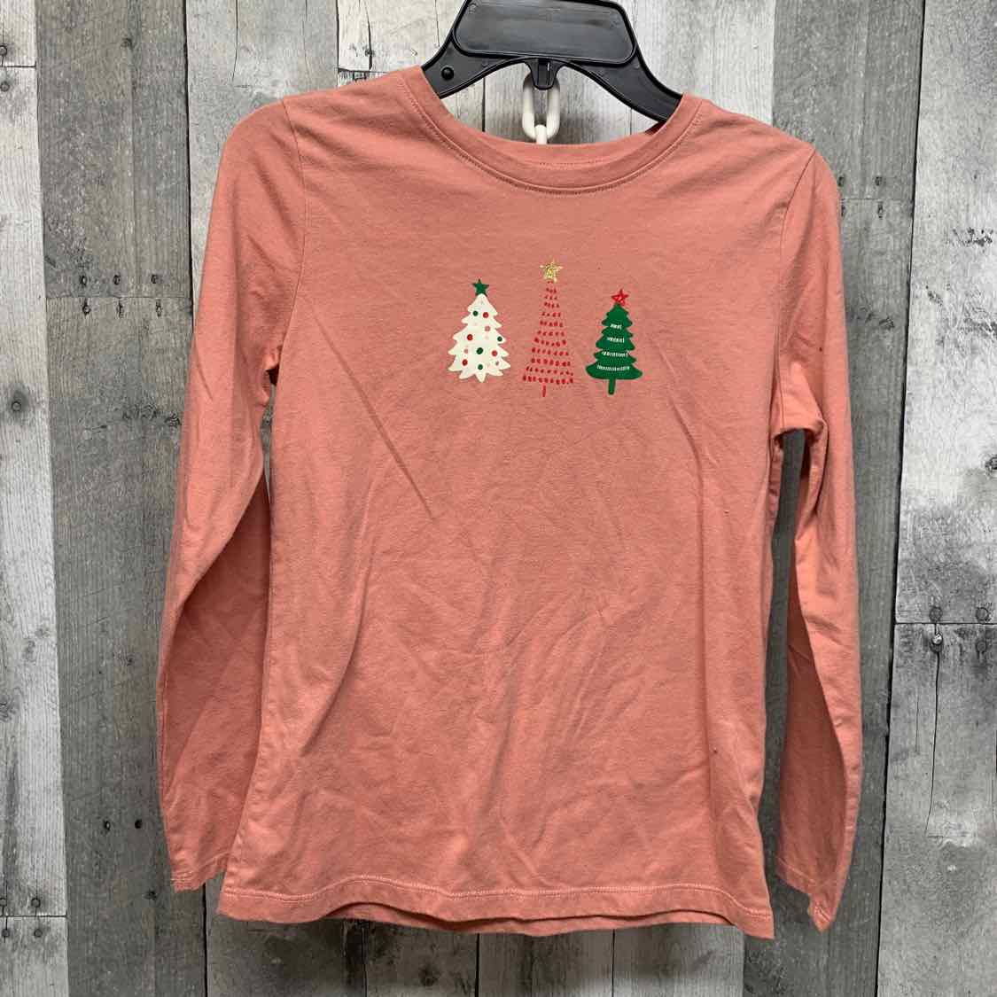 Size 10/12 Pink Graphic Holiday Brands Long Sleeve Shirt