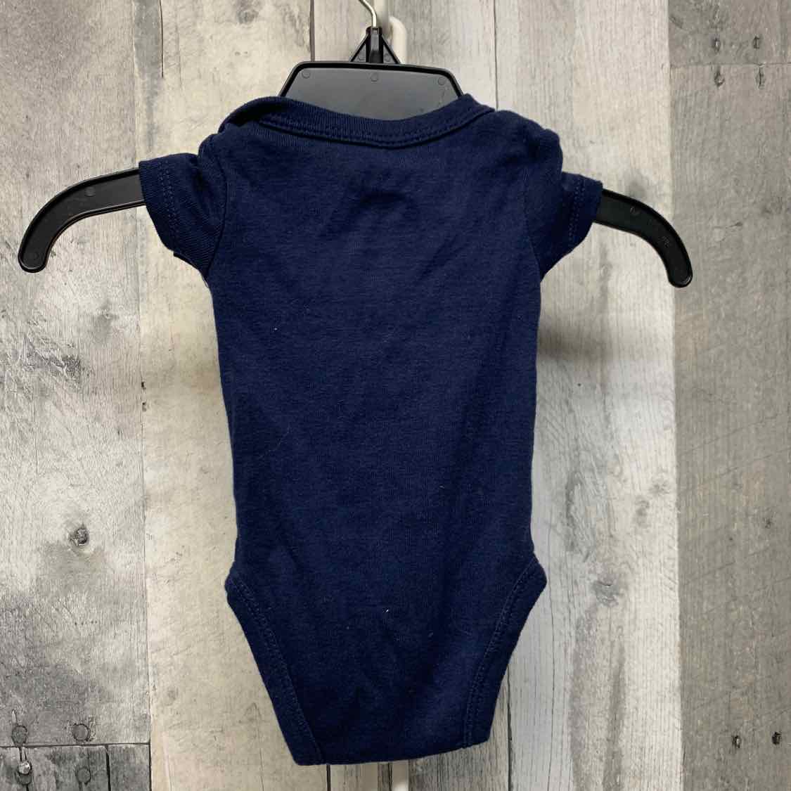 Size Newborn Navy Sport Brand Bodysuit