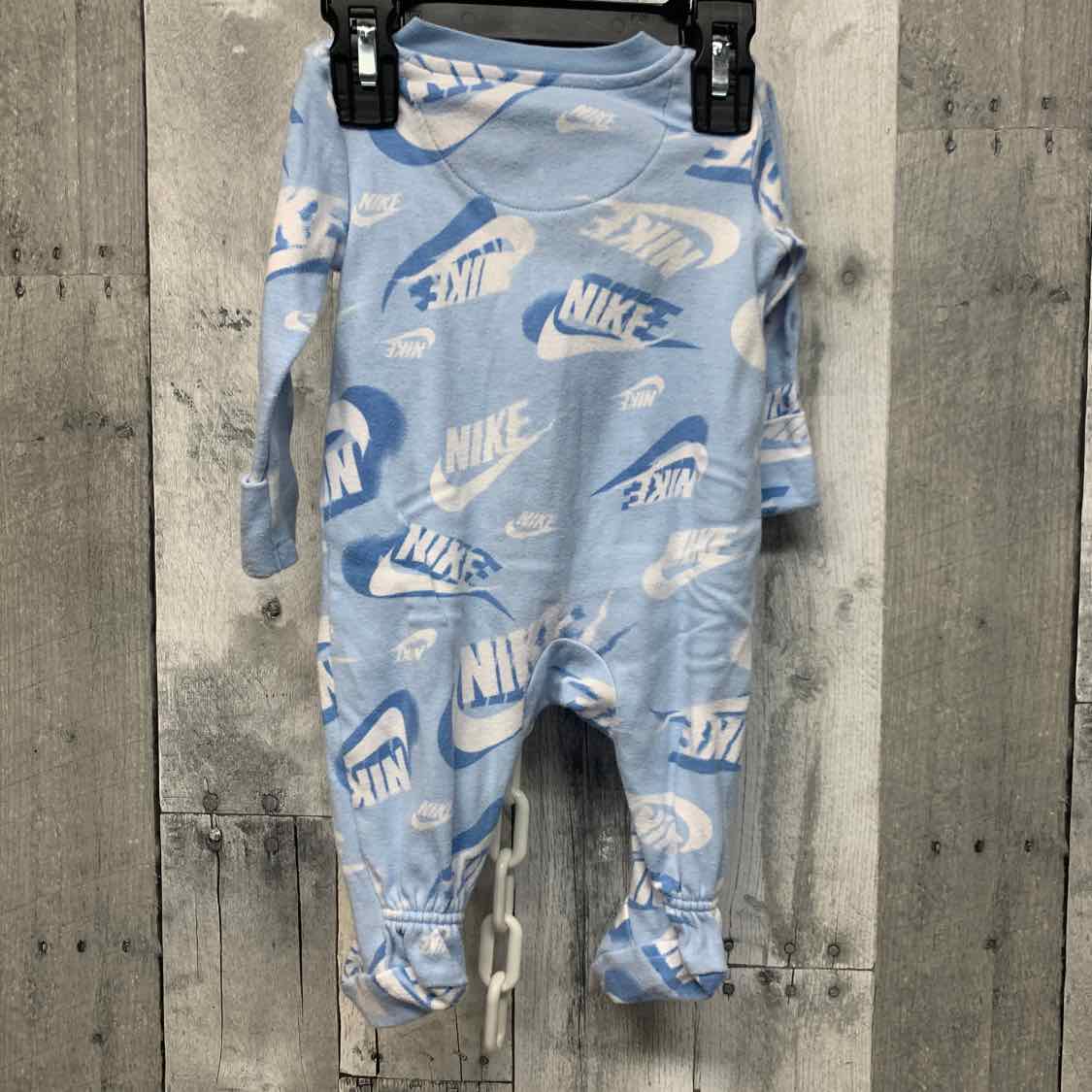 Size 3 Months Blue Print Sport Brand Footy PJs - OodlesCB