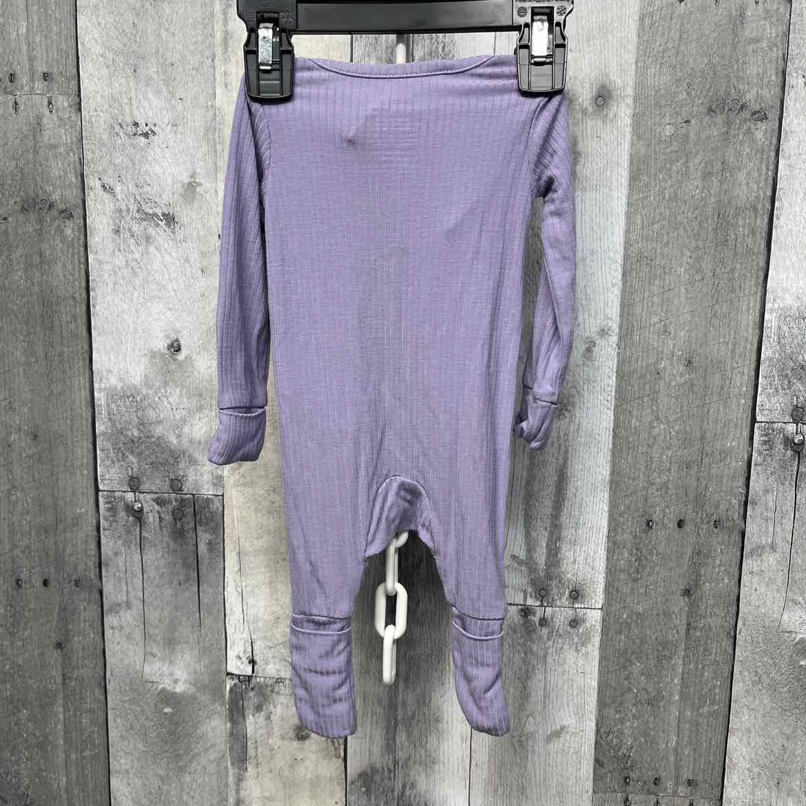 Size Newborn Purple Carter's Footy PJs