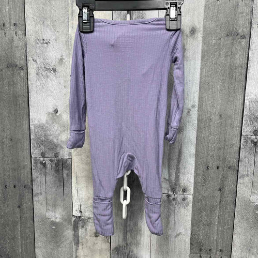 Size Newborn Purple Carter's Footy PJs