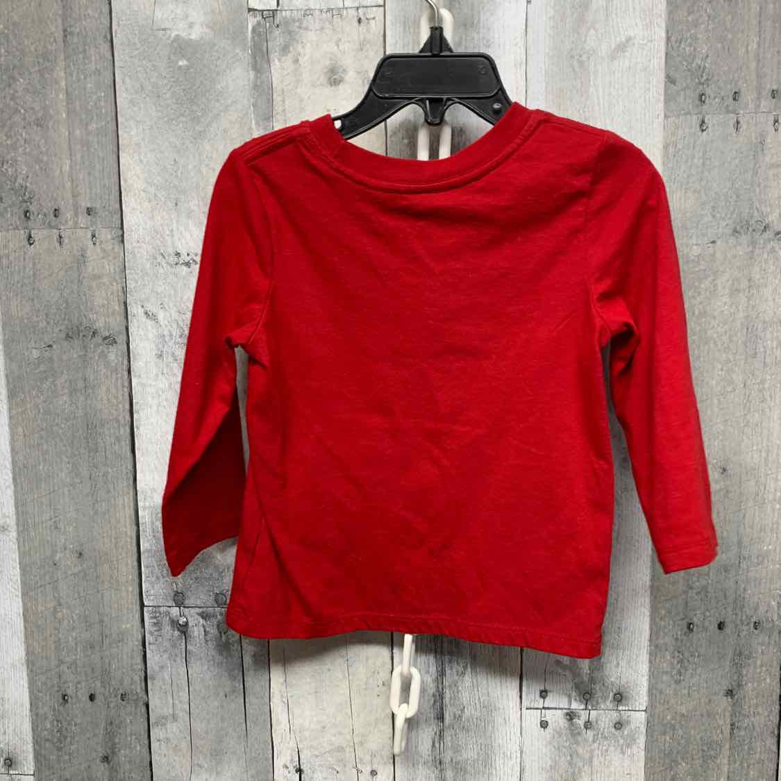 Size 2T Red Graphic Cat & Jack Long Sleeve Shirt