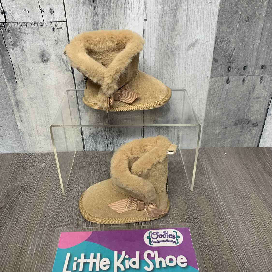 Size 0-6 Months Tan BearPaw Soft Sole Shoes
