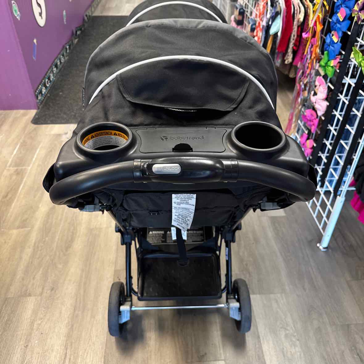 Baby Trend Black Double Stroller - Tandem