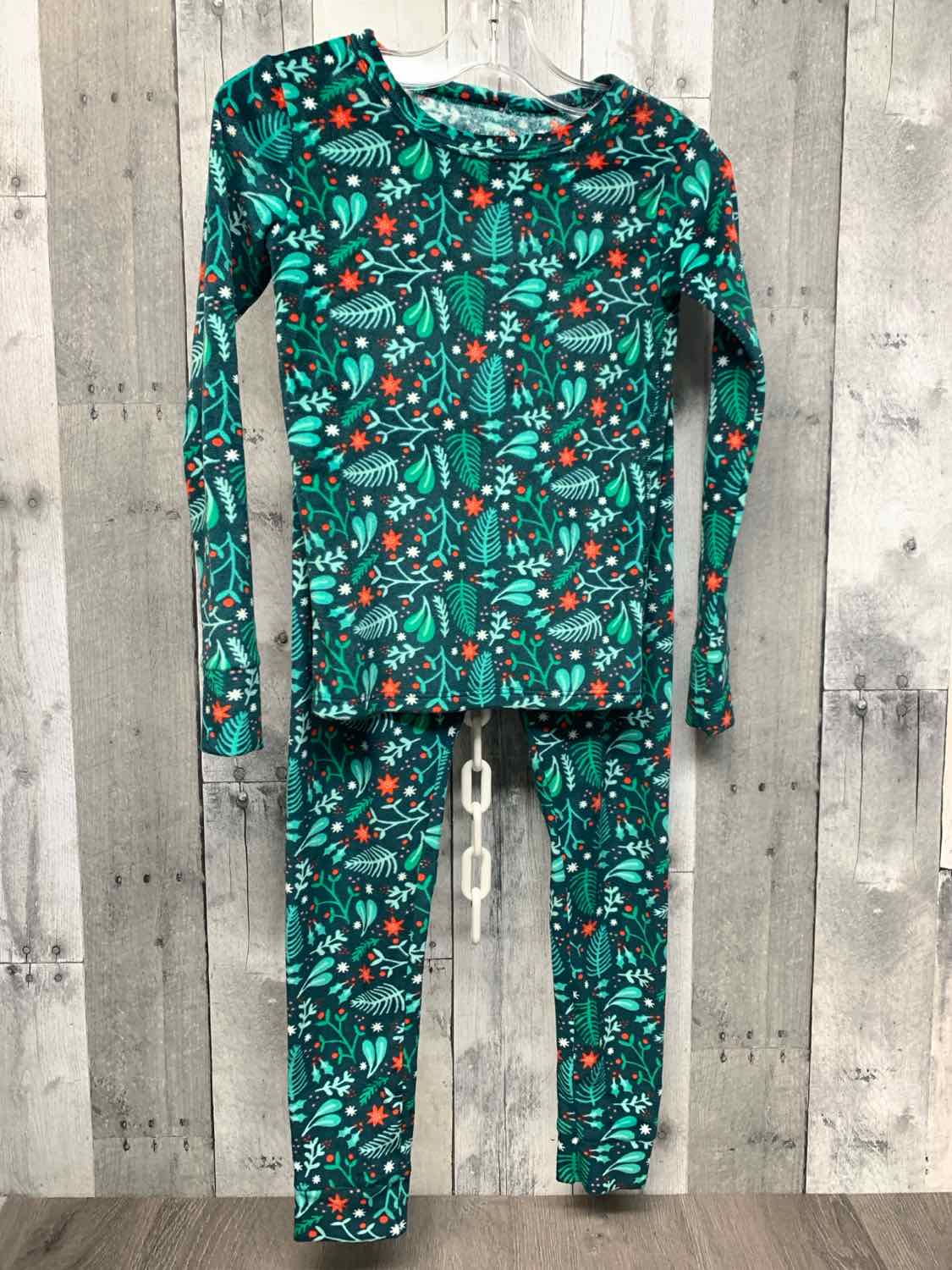 Size 6 Green Cat & Jack 2pc PJs