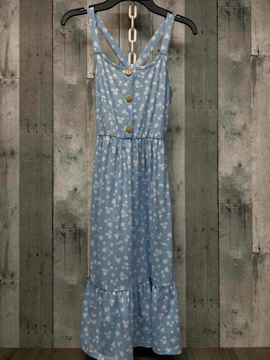 Size 8 Blue Floral Print B Brand Dress