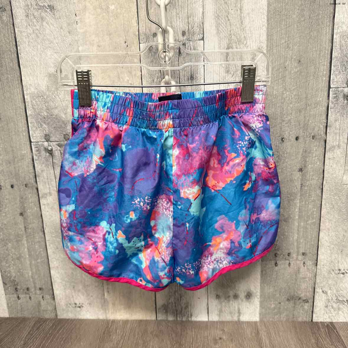 Size 7/8 Pink/Blue Champion Shorts - Athletic