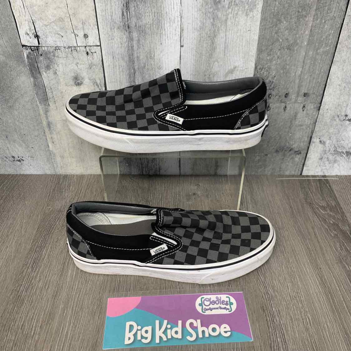Size 6.5 Black/Gray Vans Sneakers